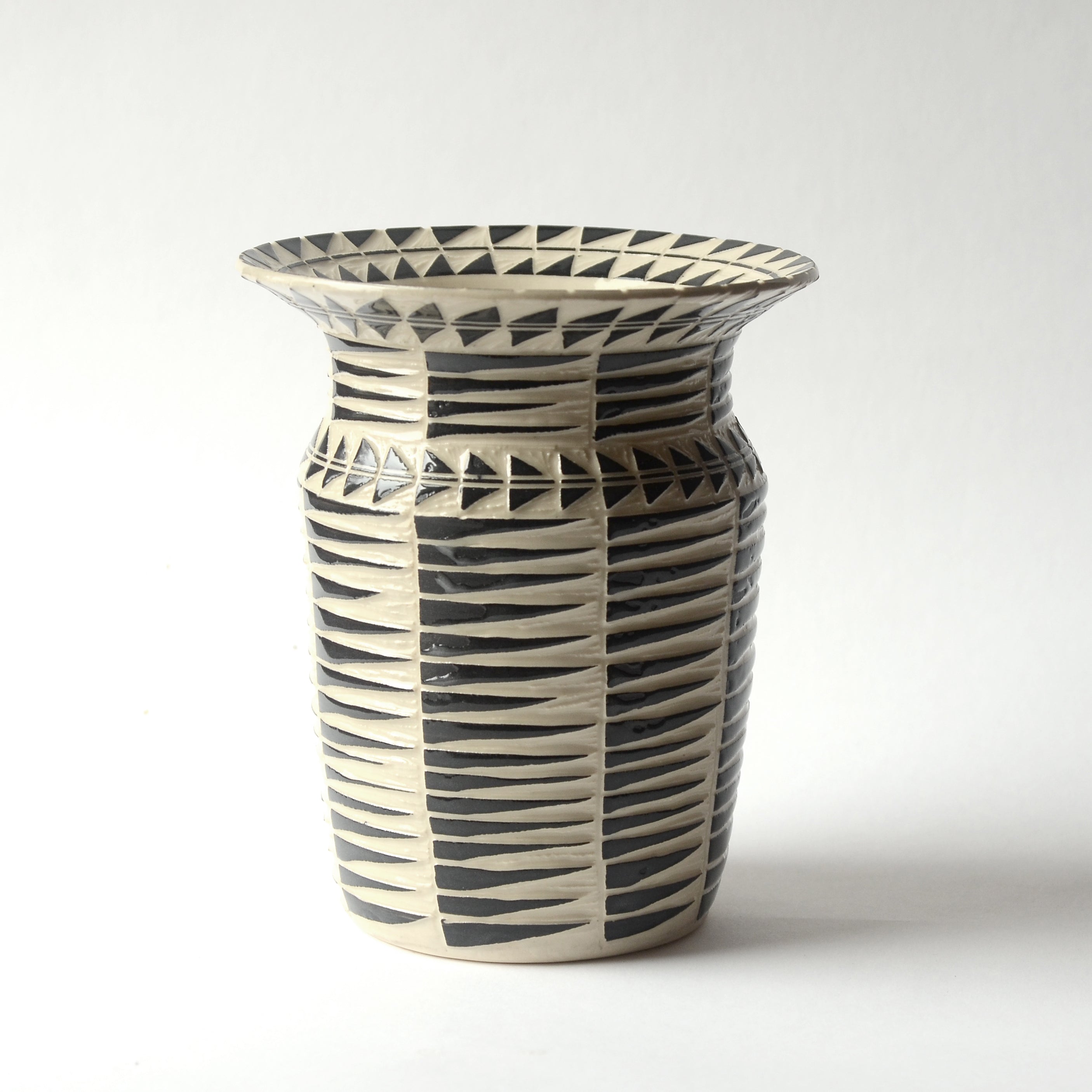 Bold Triangle Vase (American Porcelain)