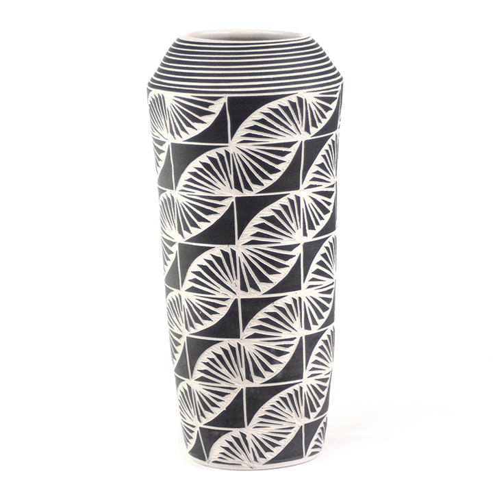 Tall Snake Fan Vase