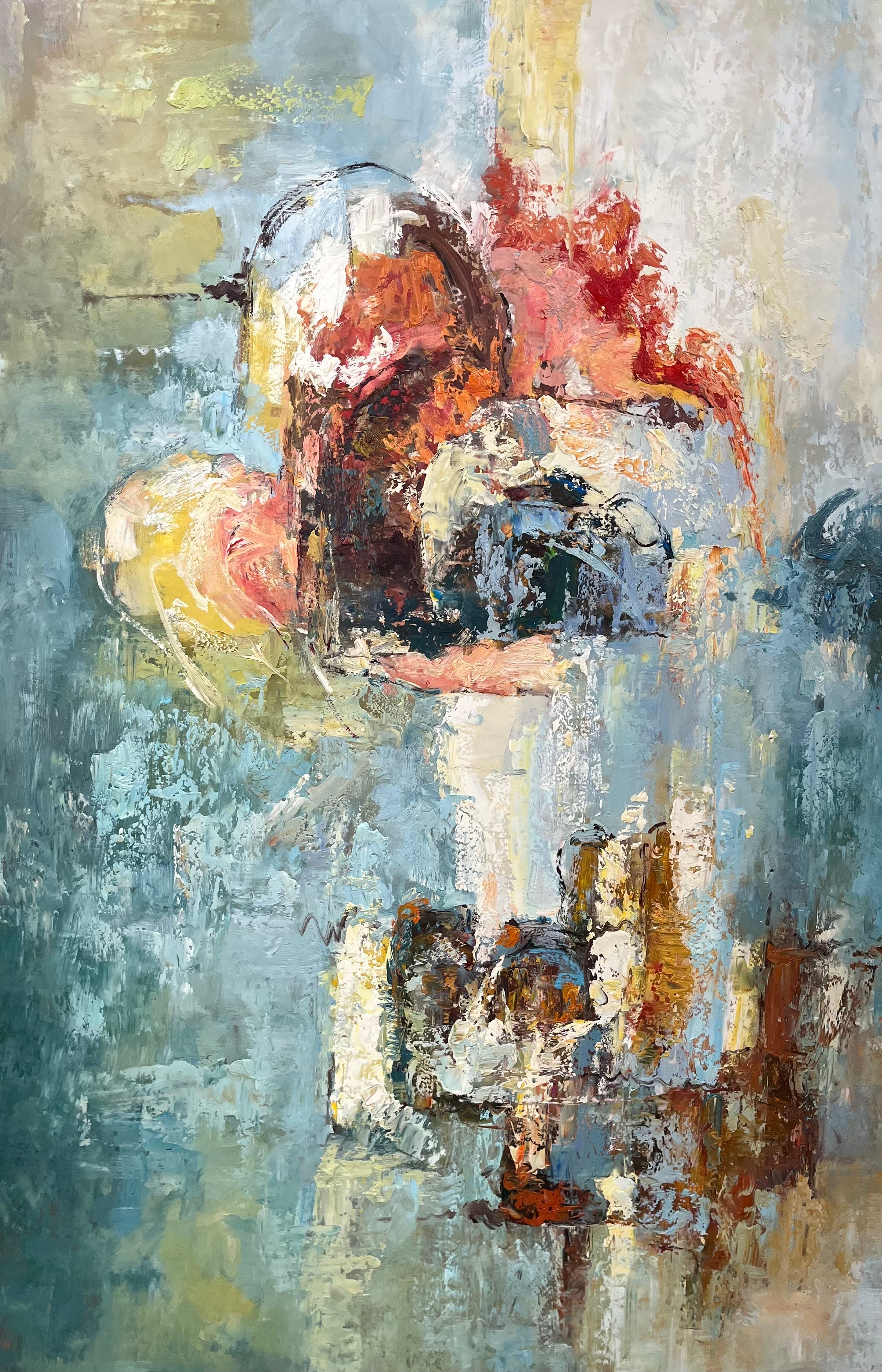 Refined Abstract Oil Painting