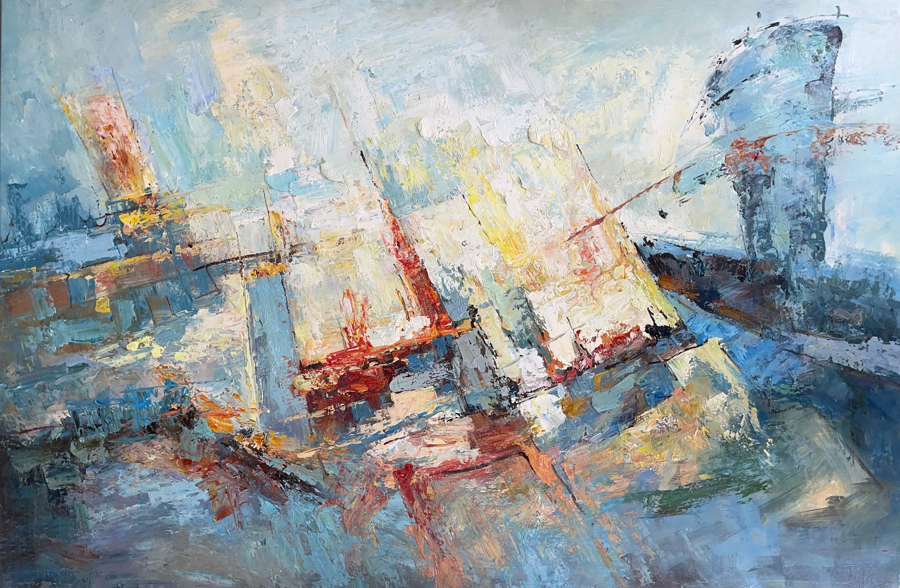 Premium Abstract Canvas Oil Painting