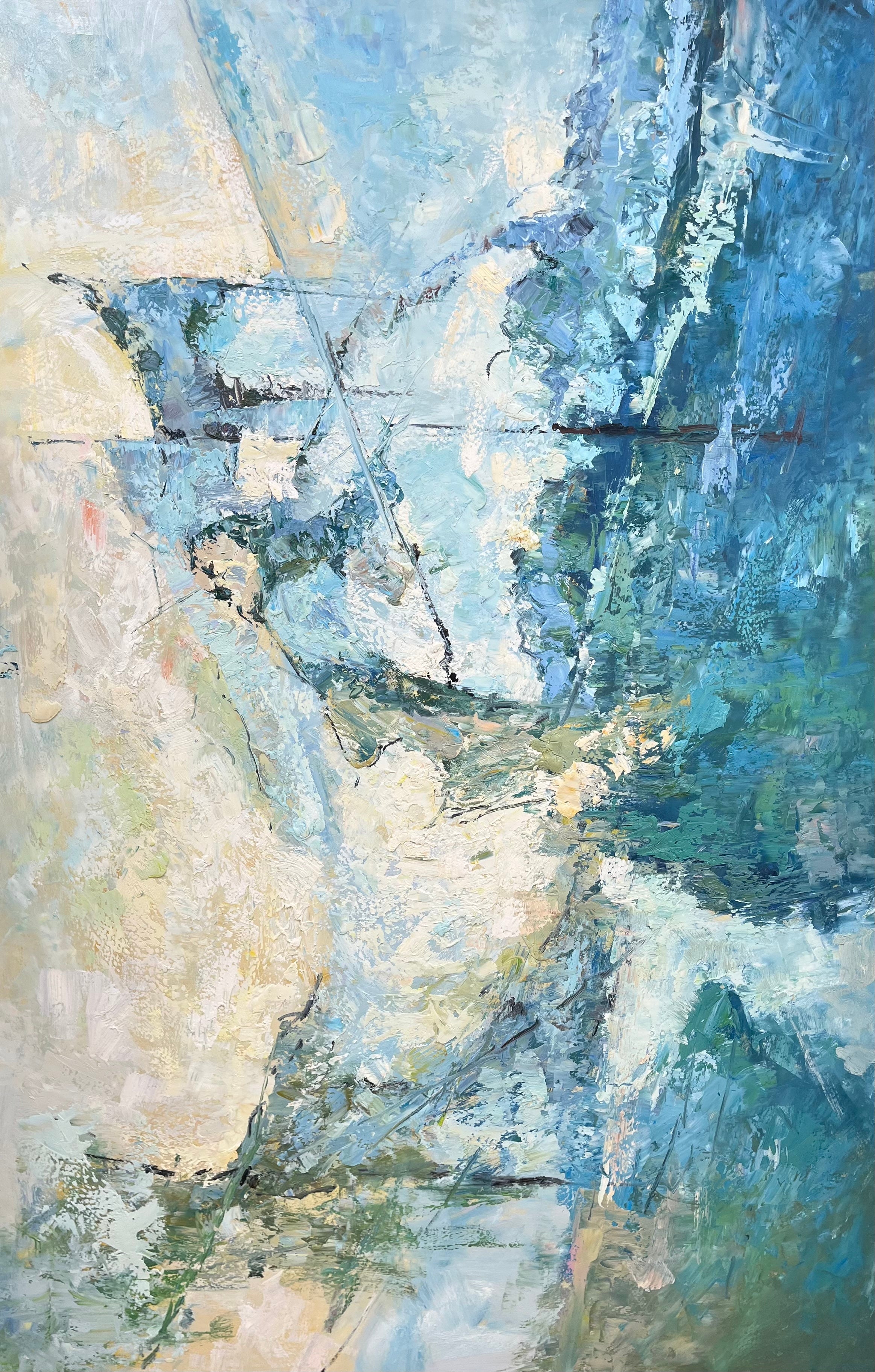 Elegant Abstract Oil Painting